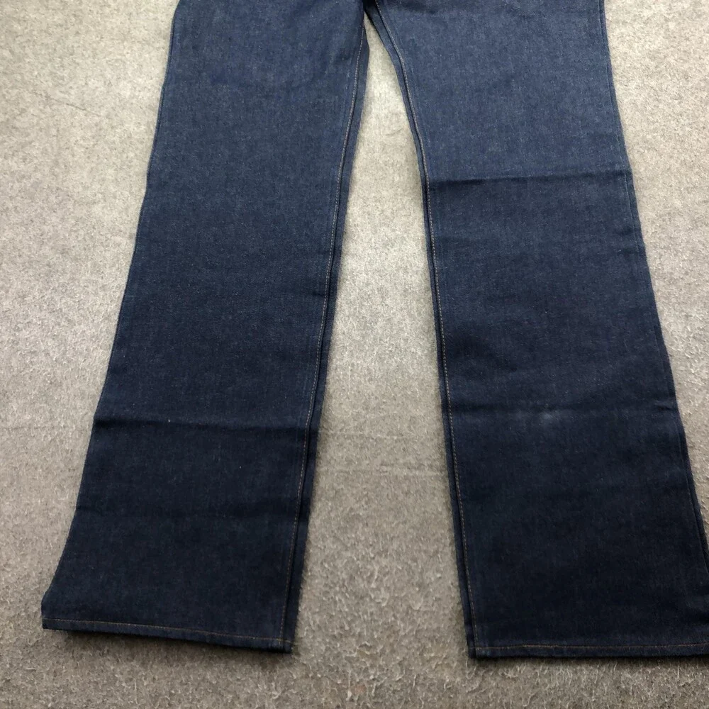 Vintage Levis Jeans Mens 40x36 Dark Wash Orange Tab Saddleman Boot Cut Cowboy